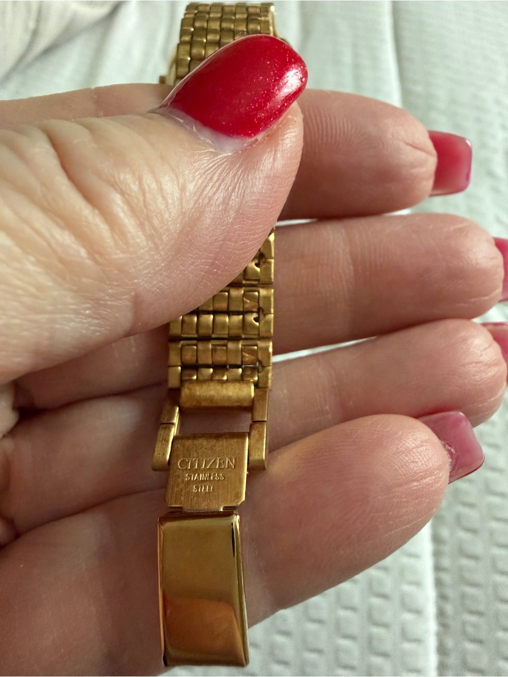 Vintage Citizen Gold-Tone Women's Bracelet Watch with Cream Dial - Picture 4 of 6